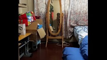 Handjob păros al lui Vaibhav: oglindă cum reflectă