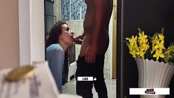 Tamy Tavares într-o scenă de încornorat cu adevărat amator cu BetoFitness: dracului cu păsărică excitată și muie cu esperma